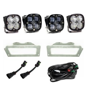 Ram 3500 Fog Light Pocket Kit - Baja Designs - White - `09-`12